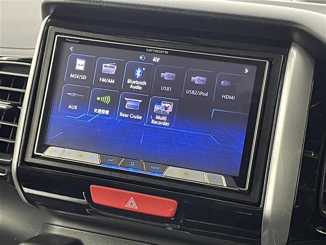 Ｎ－ＢＯＸカスタム Ｇ　ターボＳＳブラックスタイルパッケージ　ホンダセンシング　社外８インチナビ　フリップダウンモニター　バックカメラ　ビルトインＥＴＣ　ドライブレコーダー　クルーズコントロール　シートヒーター　社外アルミホイール　オートライト　ＨＩＤライト（6枚目）