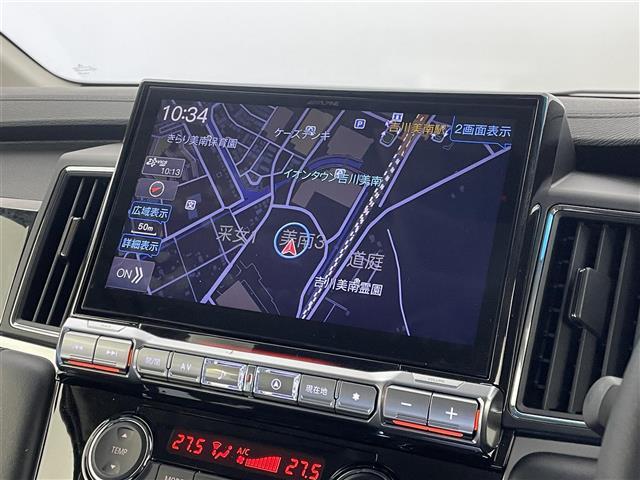 デリカD:5 ブラックエディション ALPINE11インチナビ マルチアラウンドモニター BSM 電動ステップ ETC 前後ドラレコ 黒レザー eアシスト レーダークルーズ シートヒーター ステアリングヒーター HDMI AC100V(5枚目)