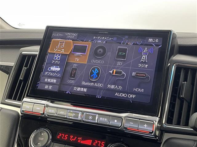 デリカD:5 ブラックエディション ALPINE11インチナビ マルチアラウンドモニター BSM 電動ステップ ETC 前後ドラレコ 黒レザー eアシスト レーダークルーズ シートヒーター ステアリングヒーター HDMI AC100V(6枚目)