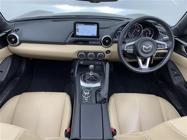 ロードスターRF VS BOSEサウンド 純正7インチナビ バックカメラ BSM ベージュレザー ビルトインETC ドラレコ クルーズコントロール シートヒーター 社外アルミホイール スマートキー オートライト LED TV(2枚目)