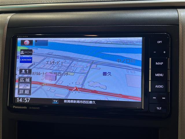 アルファード ２４０Ｘ　社外ＳＤナビゲーションシステム　ＣＤ／ＤＶＤ／ＴＶ／ＢＴ　ＥＴＣ　ＡＢＳ　両側パワースライドドア　純正フロアマット（3枚目）
