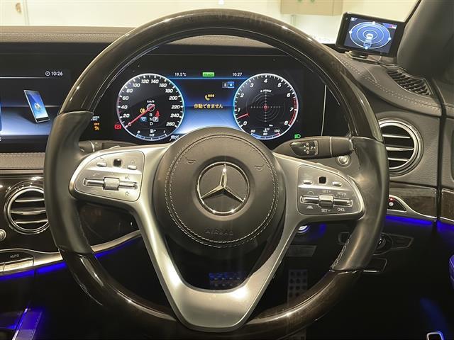 Ｓクラス ＡＭＧラインプラス　ＡＭＧラインプラス　ＡＭＧスタイリングパッケージ　２０インチＡＭＧ１０スポークアルミホイール　ベーシックパッケージ　パノラミックスライディングルーフ　クロージングサポーター　前席シートベ（8枚目）