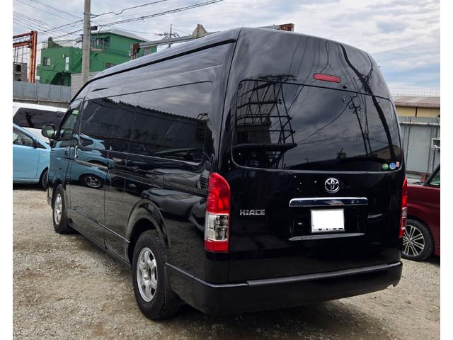 ハイエースコミューター スーパーロングＧＬ　３ナンバー１０人乗り構造変更　スマートキ　ＬＥＤヘッドライト　衝突被害軽減システム　バックカメラ　パワースライドドア　ＥＴＣ　全席フルフラット　前後ドライブレコーダー　Ｂｌｕｅｔｏｏｔｈ　車載用冷蔵庫（5枚目）