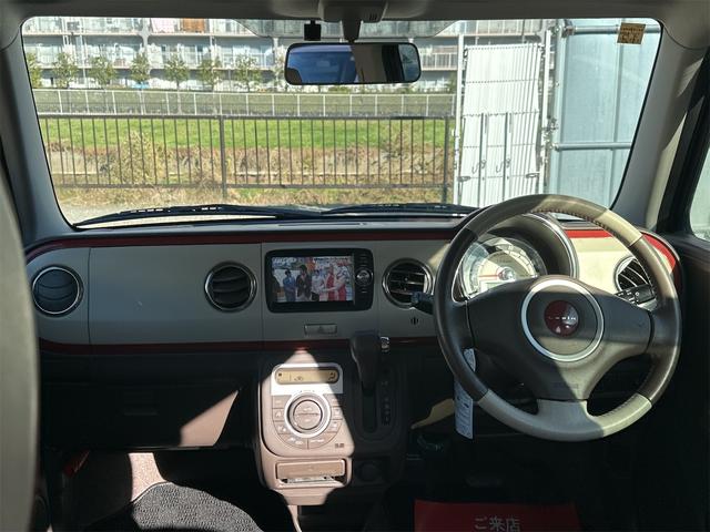 アルトラパンショコラ X ETC バックカメラ ナビ TV オートライト HID スマートキー アイドリングストップ 電動格納ミラー ベンチシート CVT 盗難防止システム ABS USB 衝突安全ボディ エアコン(3枚目)