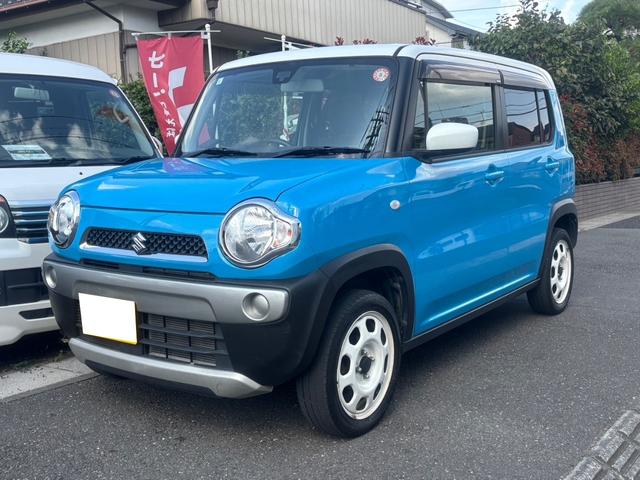 ハスラー Ｇ　ＫＥＮＷＯＯＤナビ＆地デジＴＶ（Ｂｌｕｅｔｏｏｔｈ付き）・レーダーブレーキサポート・シートヒーター・ＥＴＣ・衝突安全ボディー・オートエアコン・ＵＶカットガラス・プライバシーガラス・ＥＳＰ・ＥＢＤ（2枚目）