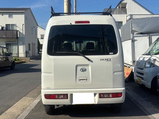 ハイゼットカーゴ クルーズターボ　車検令和８年１０月・ターボ搭載・キーレスエントリー・前席パワーウインドウ・社外ＡＷ・両側スライドドア・サイドバイザー・ナビ＆ＴＶ・ＥＴＣ・ルーフキャリア（4枚目）