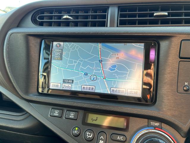 アクア Ｇ　純正ＳＤナビ　フルセグＴＶ　走行中視聴　Ｂｌｕｅｔｏｏｔｈ　バックカメラ　ＨＤＭＩ接続　ドライブレコーダー　運転席シートヒーター　社外アルミ１５インチ　フォグランプ　キーレスキー　電動格納ミラー（11枚目）