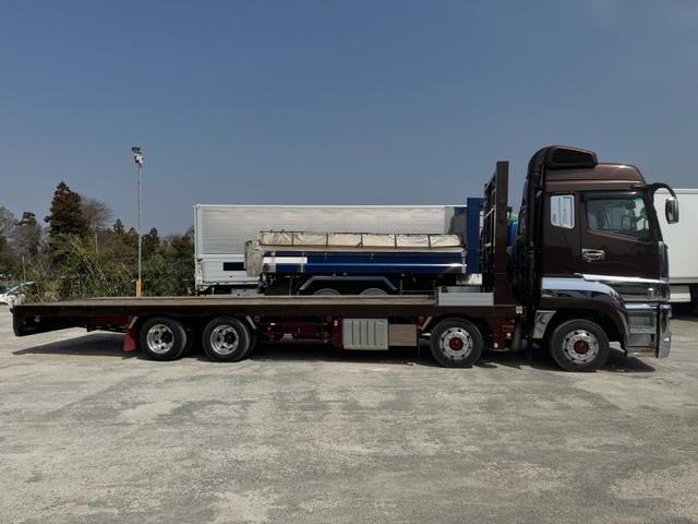 スーパーグレート ベースグレード　フジタボデー製　セルフローダー　４３０馬力　ＡＴ　ハイキャブ　荷台Ｌ８７９６Ｗ２４５０　プレミアムグレード　リモコン付き（5枚目）