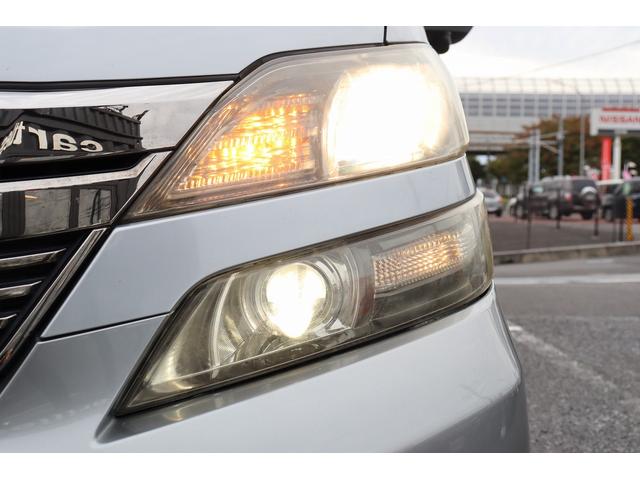 ヴェルファイア 2.4Z ETC TV クリアランスソナー 両側電動スライドドア HID スマートキー 電動格納ミラー 後席モニター 3列シート オットマン CVT アルミホイール USB Bluetooth 盗難防止システム(27枚目)