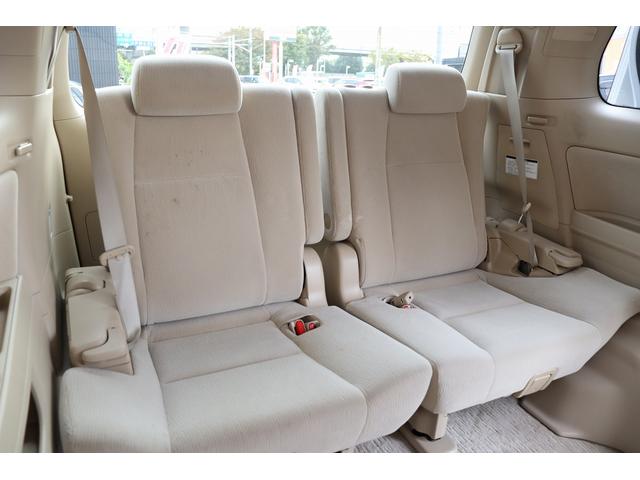 アルファード 240X ETC バックカメラ ナビ TV クリアランスソナー オートライト HID スマートキー 電動格納ミラー 後席モニター 3列シート オットマン CVT アルミホイール 盗難防止システム 衝突安全ボディ(36枚目)