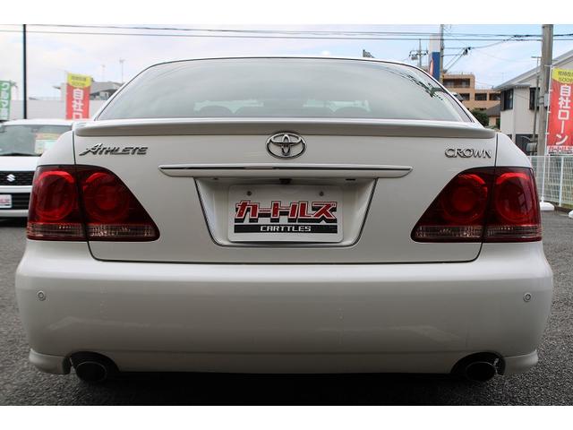 クラウン アスリート　クリアランスソナー　オートクルーズコントロール　バックカメラ　ナビ　アルミホイール　ＨＩＤ　ＡＴ　スマートキー　電動格納ミラー　盗難防止システム　パワーシート　ＣＤ　ＭＤ　衝突安全ボディ　ＡＢＳ（21枚目）