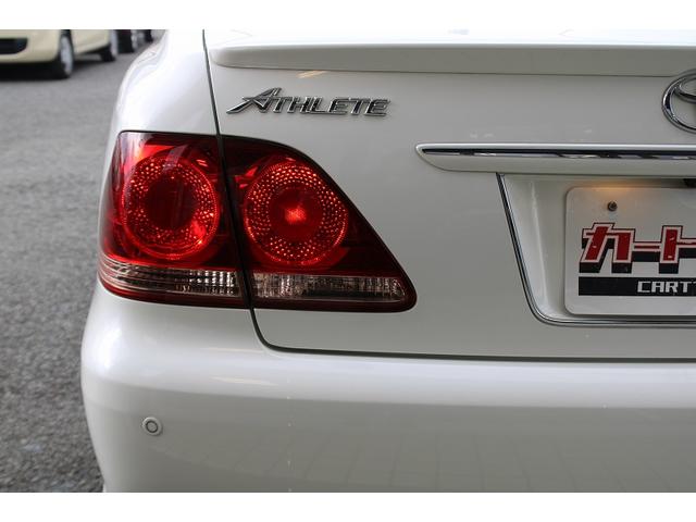 クラウン アスリート　クリアランスソナー　オートクルーズコントロール　バックカメラ　ナビ　アルミホイール　ＨＩＤ　ＡＴ　スマートキー　電動格納ミラー　盗難防止システム　パワーシート　ＣＤ　ＭＤ　衝突安全ボディ　ＡＢＳ（56枚目）