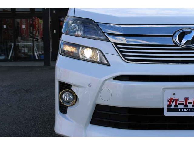 ヴェルファイア ２．４Ｚ　ゴールデンアイズ　ＥＴＣ　バックカメラ　ナビ　ＴＶ　クリアランスソナー　オートクルーズコントロール　両側電動スライドドア　ＨＩＤ　電動リアゲート　スマートキー　電動格納ミラー　３列シート　ＣＶＴ　アルミホイール　ＣＤ（43枚目）