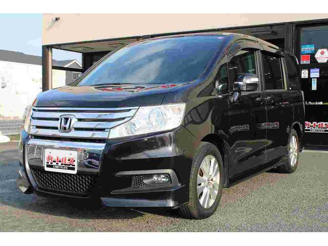 ステップワゴンスパーダ S スライドドア HID キーレスエントリー CVT アルミホイール 盗難防止システム 衝突安全ボディ ABS エアコン パワーステアリング パワーウィンドウ(4枚目)