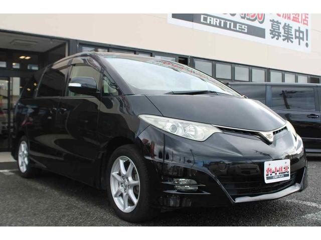 エスティマ ２．４アエラス　Ｇエディション　ダブルエアコン　ＥＴＣ　テレビ　フリップダウンモニター　発光スカッフプレート（2枚目）