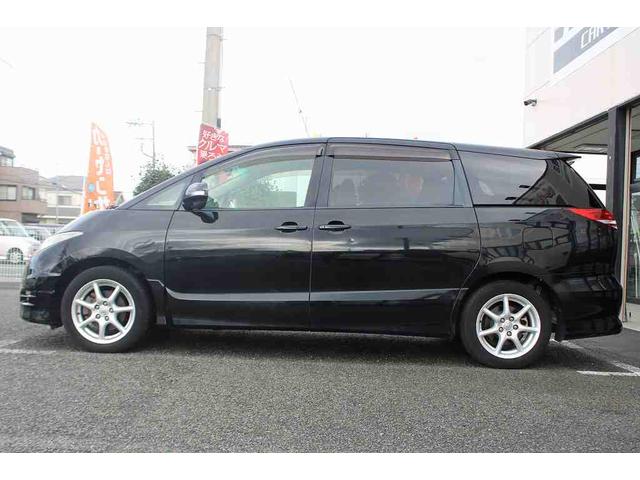 エスティマ ２．４アエラス　Ｇエディション　ダブルエアコン　ＥＴＣ　テレビ　フリップダウンモニター　発光スカッフプレート（5枚目）