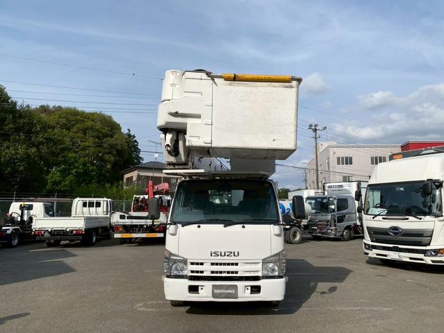 エルフトラック 高所作業車　タダノ　ＡＴ－１４６ＴＥ　電工仕様　作業床高さ１４．５ｍ　バケット２５０ｋｇ　車検付　ＴＡＤＡＮＯ　シフト：Ｆ６　６速　マニュアル　バックカメラ（6枚目）