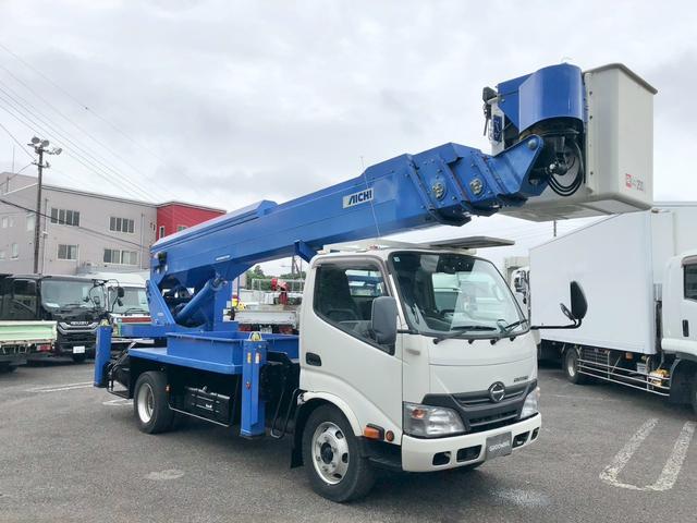 デュトロ 高所作業車　アイチ　ＳＫ２２Ａ　作業床高さ２２．１ｍ　絶縁バケット２００ｋｇ　通信仕様　　走行１１千ｋｍ　Ｆ６　６速　マニュアル　ＡＩＣＨＩ（3枚目）