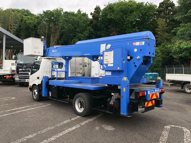 デュトロ 高所作業車　アイチ　ＳＫ２２Ａ　作業床高さ２２．１ｍ　絶縁バケット２００ｋｇ　通信仕様　　走行１１千ｋｍ　Ｆ６　６速　マニュアル　ＡＩＣＨＩ（5枚目）