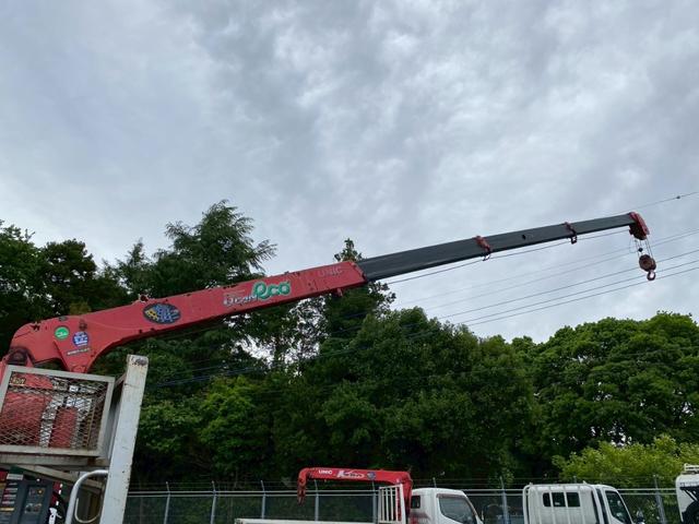 デュトロ ２．９ｔ吊４段クレーン　ワイドロング　アルミブロック　古河ユニック　ＵＲＵ２９４Ｎ　ラジコン　フックイン　３，７２０×２，０８０　積載３．４５ｔ　Ｆ６　６速　マニュアル　ＵＮＩＣ　送信機　アルミアオリ　アルミ平　アルミＢ　小型クレーン（16枚目）