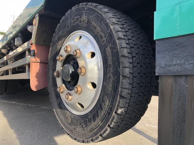 プロフィア セルフローダー　重機運搬車　４軸低床　フジタボデー　ウインチ　自動あゆみ　８，８５０×２，４００　積載１１．５ｔ　Ｆ７　７速　マニュアル　車検付　アルミホイール　スタンションホール６個　引出しフック４対　丸かんフック４個（51枚目）
