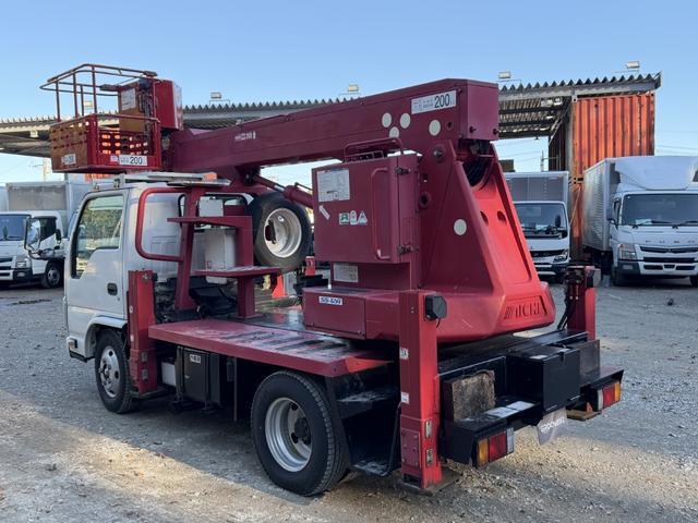 エルフトラック 高所作業車 アイチ SS12A 作業床高さ11.9m バケット200kg アワメーター2847h F6 6速 マニュアル ETC1.0 キーレス(5枚目)