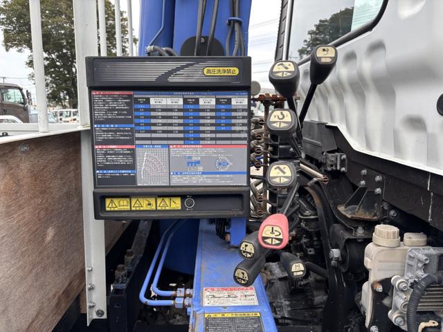 ファイター ２．９ｔ吊４段クレーン　木平　タダノ　ＺＥ３０４ＭＨ　フックイン　ラジコン　５，５００×２，１１０　外装仕上げ済　積載２．８ｔ　Ｆ６　６速　マニュアル　古河ユニック　ＵＮＩＣ　吊ｔ数２．９ｔ吊　４段ブーム　送信機　４ｔクレーン（21枚目）