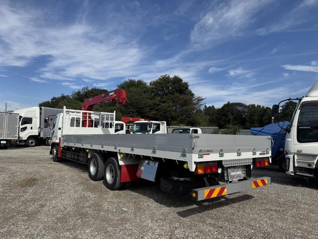 ファイター 4段クレーン アルミブロック ワイド ベッド付 増トン 古河ユニック URG504AMS フックイン ラジコン 差し違いアウトリガー 7,870×2,360 積載10.2t 車検付 走行791km 吊t数2.9t吊 4段ブーム アルミアオリ 増tクレーン(5枚目)