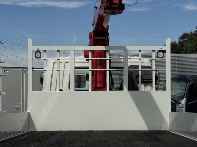 ファイター 4段クレーン アルミブロック ワイド ベッド付 増トン 古河ユニック URG504AMS フックイン ラジコン 差し違いアウトリガー 7,870×2,360 積載10.2t 車検付 走行791km 吊t数2.9t吊 4段ブーム アルミアオリ 増tクレーン(14枚目)