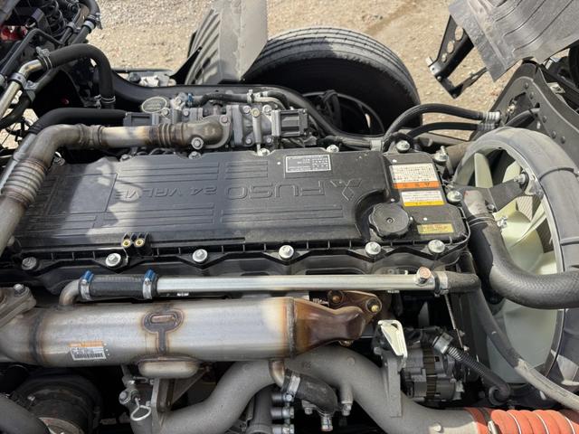 ファイター 4段クレーン アルミブロック ワイド ベッド付 増トン 古河ユニック URG504AMS フックイン ラジコン 差し違いアウトリガー 7,870×2,360 積載10.2t 車検付 走行791km 吊t数2.9t吊 4段ブーム アルミアオリ 増tクレーン(47枚目)