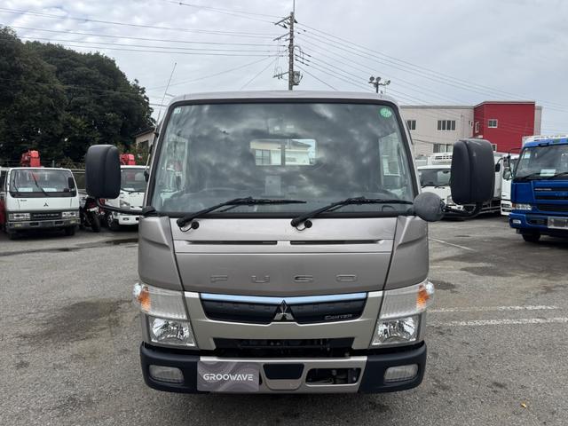 キャンター 木平　標準セミロング　走行３７千ｋｍ　床板張り替え済み　３方開　丸かんフック２対　積載３ｔ　Ｉ５　５速　マニュアル　平ボディー　平ボデー　ＥＴＣ２．０　バックカメラ　ＬＤＷＳ　アクティブブレーキアシスト（ＡＭＢ）（6枚目）