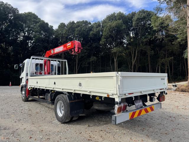 ヒノレンジャー 2.9t吊3段クレーン 木平 古河ユニック URU343 フックイン ラジコン 5,640×2,160 積載2.95t F6 6速 マニュアル 4tクレーン 吊t数2.9t吊 3段ブーム UNIC(5枚目)