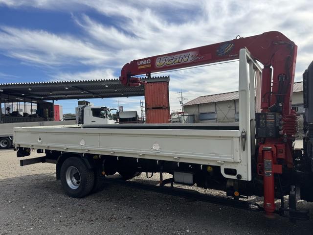 ヒノレンジャー 2.9t吊3段クレーン 木平 古河ユニック URU343 フックイン ラジコン 5,640×2,160 積載2.95t F6 6速 マニュアル 4tクレーン 吊t数2.9t吊 3段ブーム UNIC(7枚目)