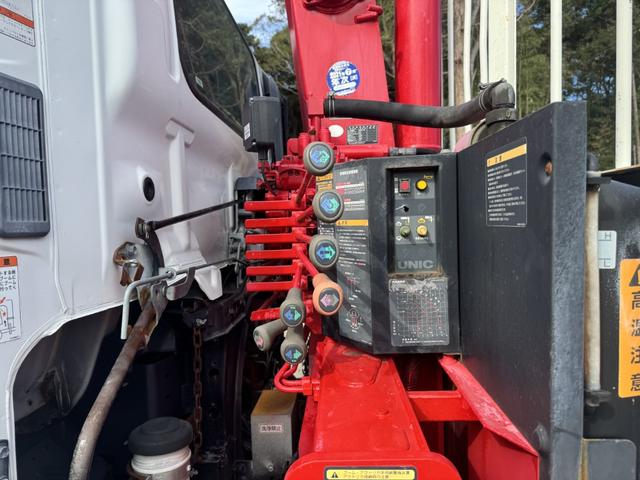 ヒノレンジャー 2.9t吊3段クレーン 木平 古河ユニック URU343 フックイン ラジコン 5,640×2,160 積載2.95t F6 6速 マニュアル 4tクレーン 吊t数2.9t吊 3段ブーム UNIC(22枚目)