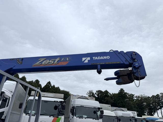 エルフトラック ２．６ｔ吊３段クレーン　アルミブロック　ワイド超ロング　タダノ　ＺＸ２６３ＨＳＡ　フックイン　ラジコン　４，０００×２，０８０　積載３ｔ　Ｆ６　６速　マニュアル　小型クレーン　古河ユニック　ＵＮＩＣ　送信機　アルミアオリ　アルミ平　ＥＴＣ１．０（15枚目）
