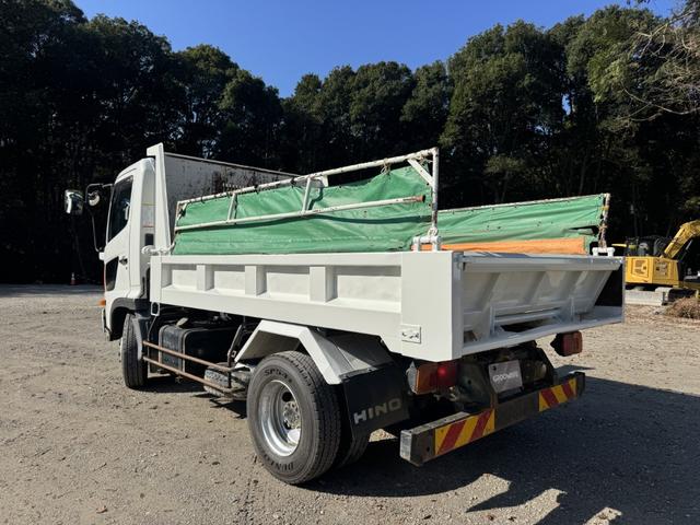 ヒノレンジャー Lゲートダンプ 極東開発 DD04-53A 電動コボレーン 走行63千km 積載3.65t F6 6速 マニュアル 4tダンプ 4トンダンプ 極東ダンプ ドラレコ(5枚目)