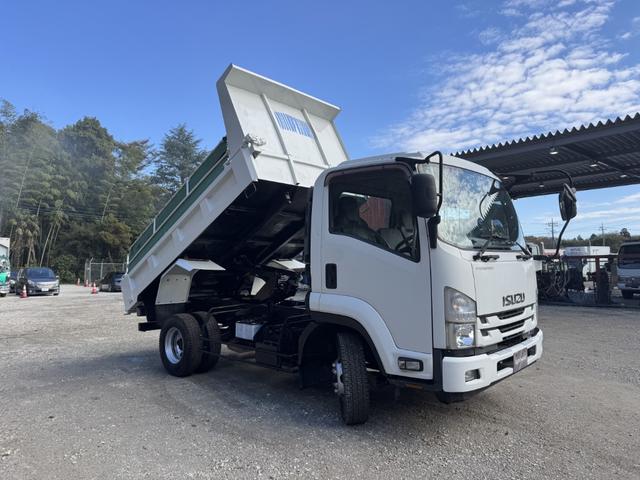 フォワード Lゲートダンプ 極東開発 DD04-53A 電動コボレーン 走行62千km 積載3.65t F6 6速 マニュアル 4tダンプ 4トンダンプ 極東ダンプ ETC1.0 アイドリングストップ(3枚目)