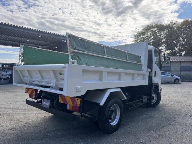 フォワード Lゲートダンプ 極東開発 DD04-53A 電動コボレーン 走行62千km 積載3.65t F6 6速 マニュアル 4tダンプ 4トンダンプ 極東ダンプ ETC1.0 アイドリングストップ(4枚目)