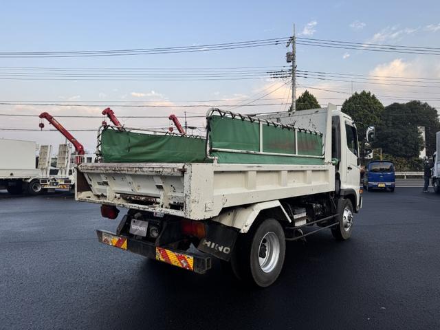 ヒノレンジャー Lゲートダンプ 極東開発 DD04-53A 電動コボレーン 走行45千km 積載3.5t F6 6速 マニュアル 4tダンプ 4トンダンプ 自動コボレーン(4枚目)