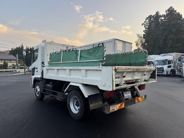 ヒノレンジャー Lゲートダンプ 極東開発 DD04-53A 電動コボレーン 走行45千km 積載3.5t F6 6速 マニュアル 4tダンプ 4トンダンプ 自動コボレーン(5枚目)