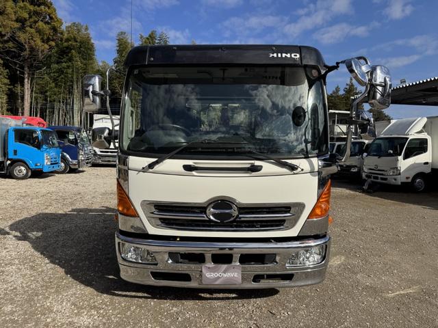 ヒノレンジャー フックロール ハイパースイング 極東開発 JM04-55 ツインホイスト キャブバックステップ 走行83千km フルメッキ 積載3.9t F6 6速 マニュアル 脱着装置付コンテナ専用車 アームロール ETC1.0(6枚目)