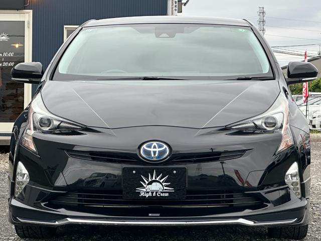 プリウス Ｓツーリングセレクション　１年保証付き／モデリスタ／レオニス１８インチＡＷ／シートヒーター／黒革／ＨＤМＩ入力／フルセグＴＶ／バックモニター／ＢＴ再生／ＬＥＤヘッドライト／オートライト／衝突安全ボディ／盗難防止システム／ＥＴＣ（6枚目）