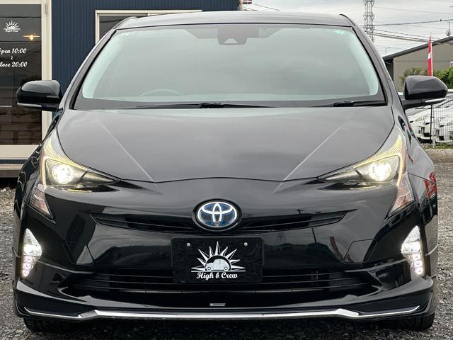 プリウス Ｓツーリングセレクション　１年保証付き／モデリスタ／レオニス１８インチＡＷ／シートヒーター／黒革／ＨＤМＩ入力／フルセグＴＶ／バックモニター／ＢＴ再生／ＬＥＤヘッドライト／オートライト／衝突安全ボディ／盗難防止システム／ＥＴＣ（7枚目）