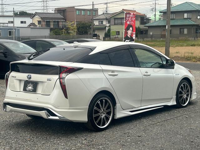 プリウス Ｓセーフティプラス　１年保証付／純正９インチナビ／モデリスタエアロ／ＷＯＲＫシュパード１８インチ／トヨタセーフティセンス／フルセグＴＶ／Ｂｌｕｅｔｏｏｔｈ再生／バックカメラ／走行中ＴＶキット／ビルトインＥＴＣ／禁煙車（12枚目）