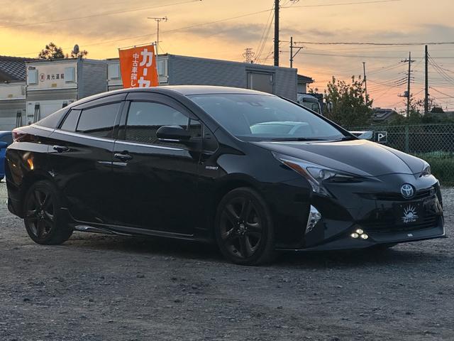 プリウス Aツーリングセレクション 1年保証付き/TRDエアロ/黒革/純正9型ナビ/BSM/セーフティセンス/クルコン/シートヒーター/HUD/ドラレコ/バックカメラ/フルセグTV/BT再生/LEDヘッドライト/オートライト/電格ミラー(8枚目)