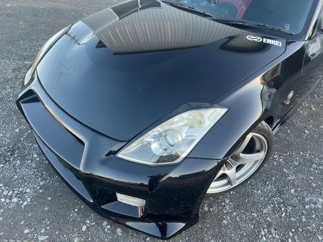 フェアレディZ バージョンS 6MT/R35ルックウェーバースポーツエアロ/GTウイング/エンケイRP03/ローダウン/セミバケ/MOMOステ/LEDテール/アルパインオーディオ/社外マフラー/ブレンボキャリパー/ETC(15枚目)