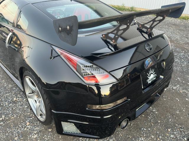フェアレディZ バージョンS 6MT/R35ルックウェーバースポーツエアロ/GTウイング/エンケイRP03/ローダウン/セミバケ/MOMOステ/LEDテール/アルパインオーディオ/社外マフラー/ブレンボキャリパー/ETC(16枚目)
