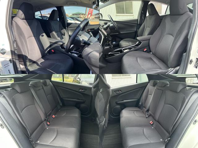 プリウス Ｓセーフティプラス　１年保証付き／モデリスタエアロ／禁煙車／レーダークルーズ／クリアランスソナー／純正ナビ／フルセグＴＶ／Ｂｌｕｅｔｏｏｔｈ再生／バックカメラ／ＥＴＣ／フォグランプ／革巻きステアリング（5枚目）