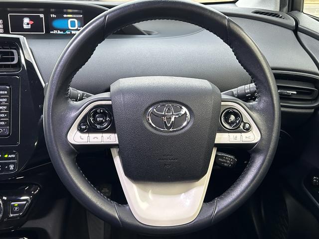 プリウス Ｓセーフティプラス　１年保証付き／モデリスタエアロ／禁煙車／レーダークルーズ／クリアランスソナー／純正ナビ／フルセグＴＶ／Ｂｌｕｅｔｏｏｔｈ再生／バックカメラ／ＥＴＣ／フォグランプ／革巻きステアリング（38枚目）