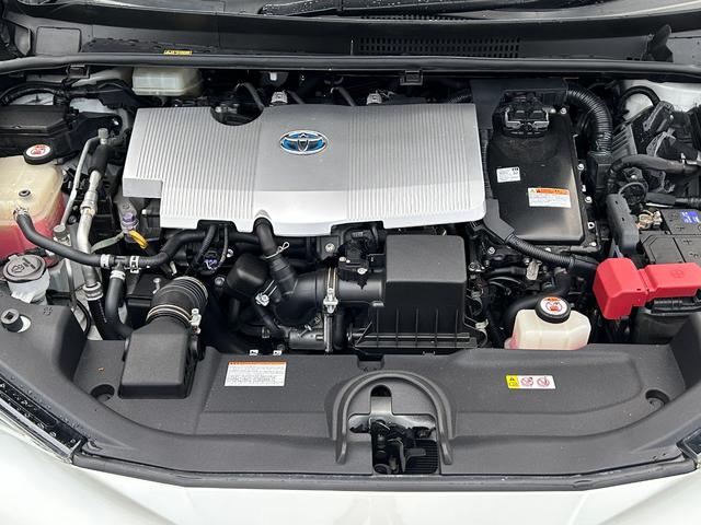 プリウス Ｓセーフティプラス　１年保証付き／モデリスタエアロ／禁煙車／レーダークルーズ／クリアランスソナー／純正ナビ／フルセグＴＶ／Ｂｌｕｅｔｏｏｔｈ再生／バックカメラ／ＥＴＣ／フォグランプ／革巻きステアリング（52枚目）